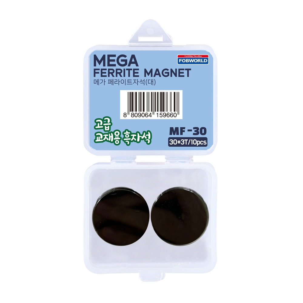 [MF-30] Mega Ferrite magnet (L/30*3T/10pcs)